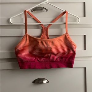 Racer back sports bra